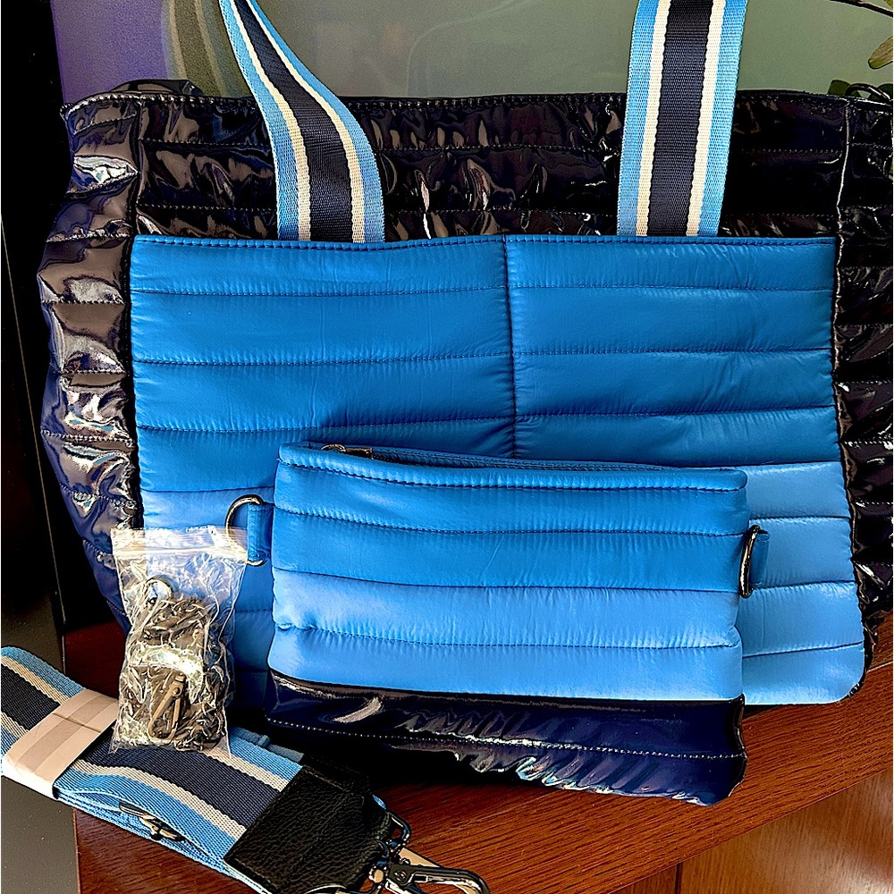 Think Rolyn tote bag and crossbody purse bundle